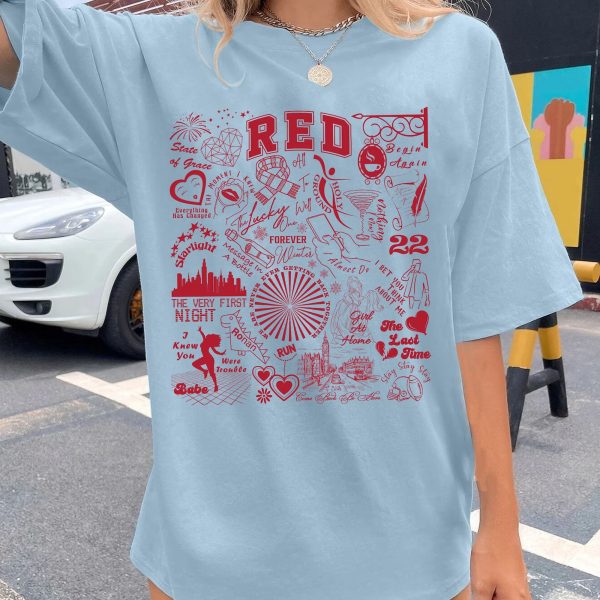 Comfort Colors – Red Tracklist Shirt
