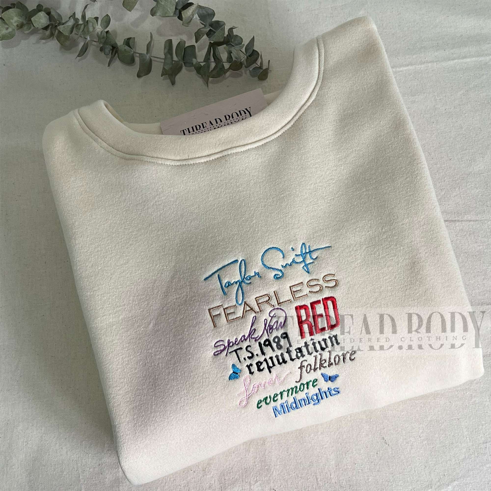 TS Album - Embroidered Sweatshirt - Thread Rody