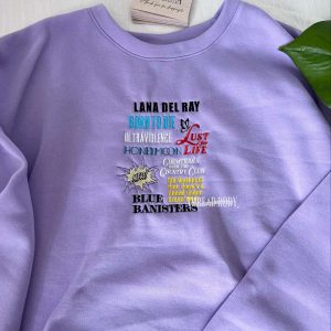 Lana Del Rey Album – Embroidered Crew