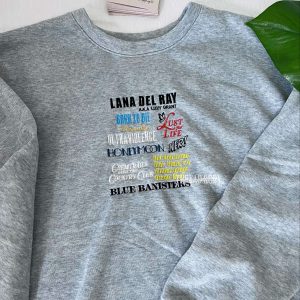 Lana Del Rey Album ( Design 3 ) – Embroidered Crew