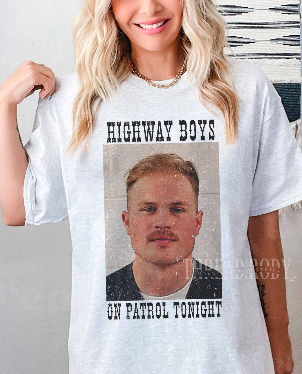 Retro Zach Mugshot Shirt - Thread Rody