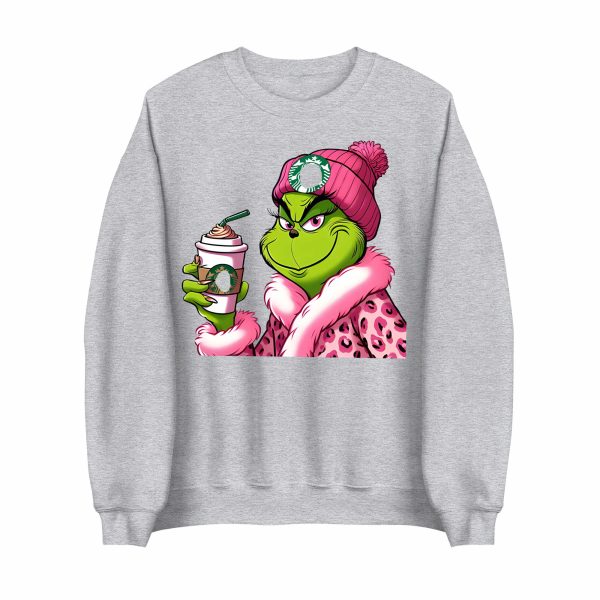 Boujee Grinch Starbucks sweatshirt