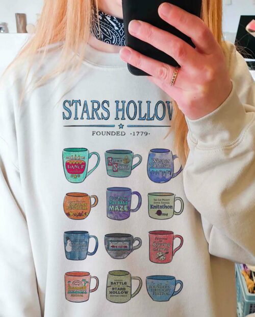 Stars Hollow cups version Sweatshirt