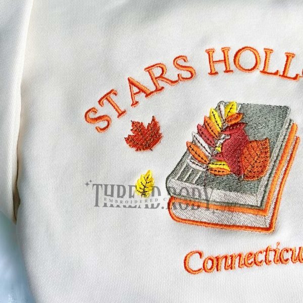 Stars Hollow Connecticut 2 – Embroidered Sweatshirt