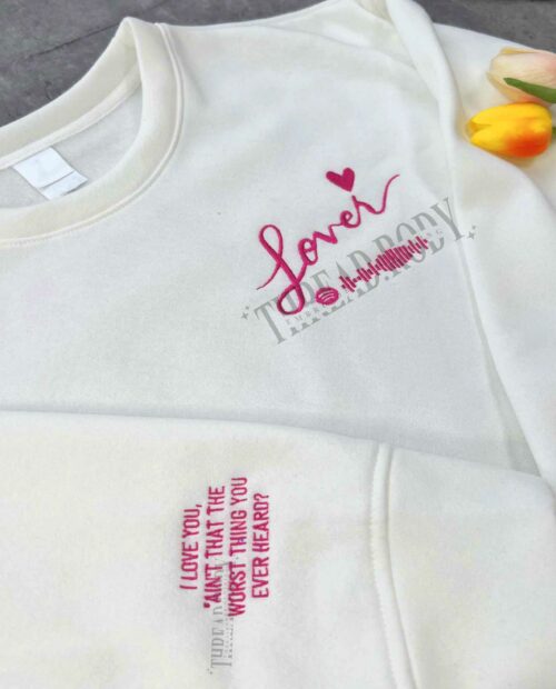 Lover – Embroidered Sweatshirt