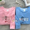 Sonic and Amy – Sonic The Hedgehog Embroidered Sweatshirt