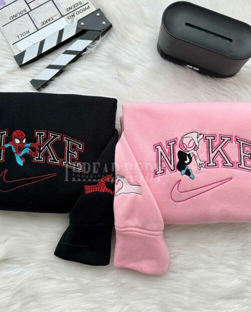 Spider Man and Gwen Embroidered Sweatshirt