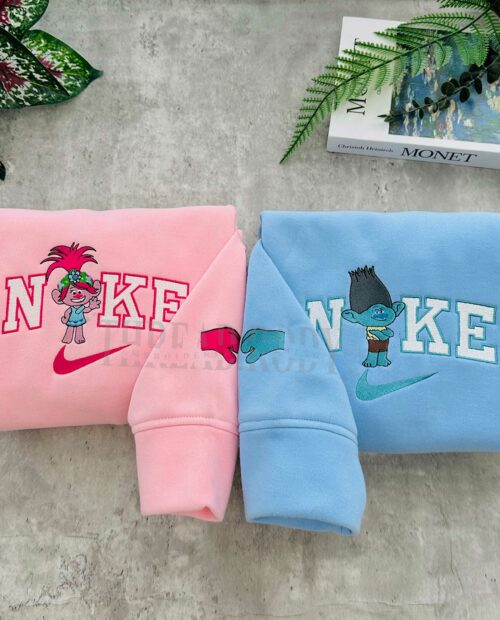 Poppy and Branch – Trolls Embroidered Sweatshirt