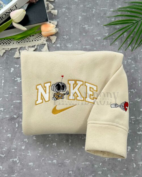 Wall E & Eve – Embroidered Sweatshirt