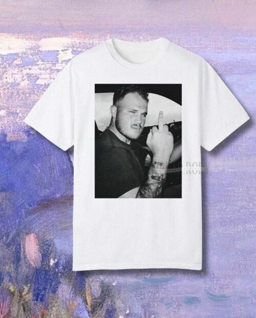 Funny Zach Bryan Middle Finger Shirt