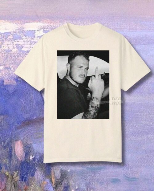 Funny Zach Bryan Middle Finger Shirt