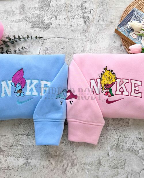 Viva and Floyd – Trolls Embroidered Sweatshirt