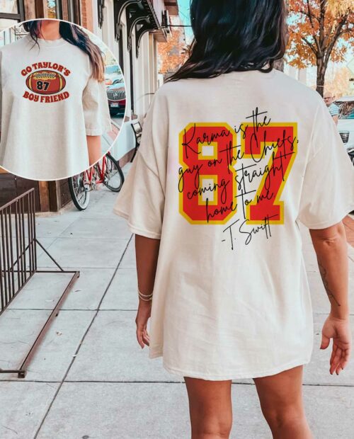 Karma is the guy on the Chiefs Sweathirt Karma is the guy on the Chiefs Sweathirt