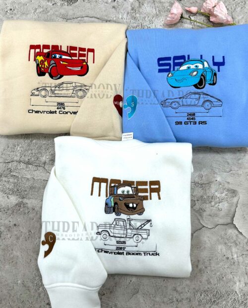 Cars (Version 2) Embroidered Sweatshirt