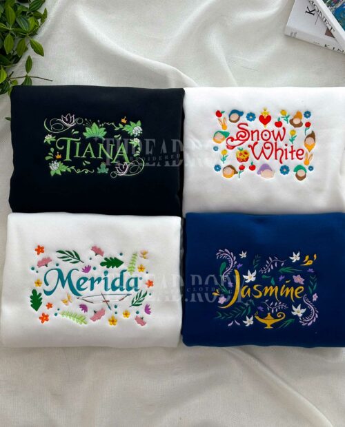 Disney Princess Embroidered Sweatshirt