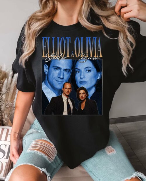 Elliot Stabler and Olivia Benson Shirt
