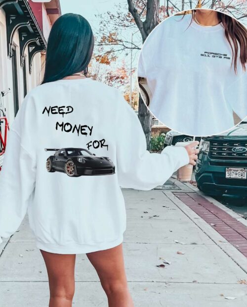 Need Money for Porsche Black car version Shirt