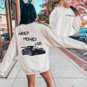 Need Money for Porsche Black car version Shirt