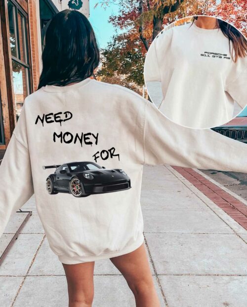 Need Money for Porsche Black car version Shirt