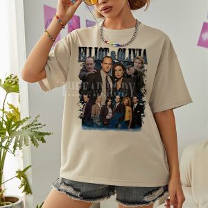 Vintage Elliot Stabler and Olivia Benson Shirt