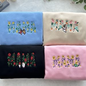 MAMA Disney Princess Embroidered Sweatshirt