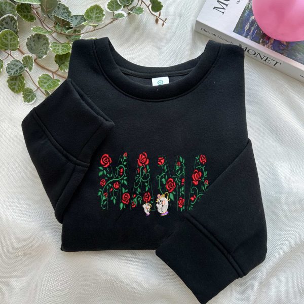 MAMA Disney Princess Embroidered Sweatshirt