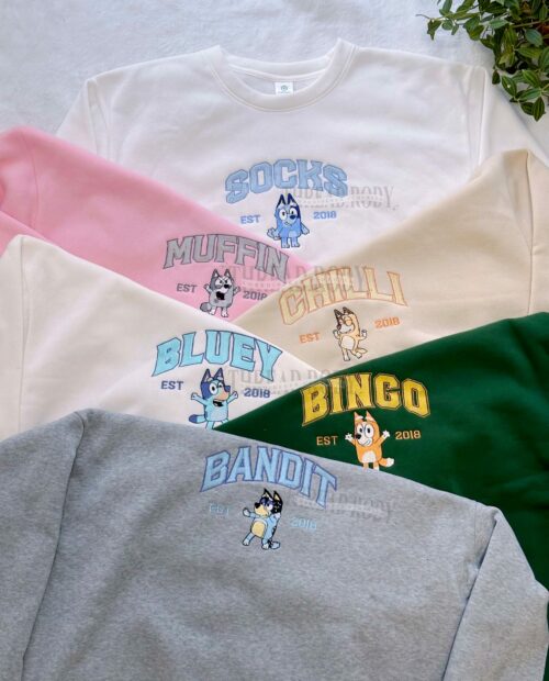 Bluey Embroidered Sweatshirt