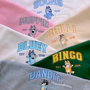 Bluey Embroidered Sweatshirt