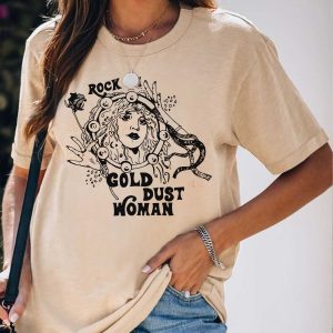 Rock on gold dust woman Shirt