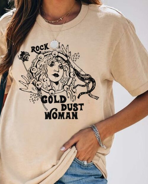 Rock on gold dust woman Shirt