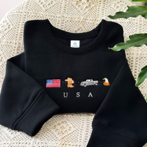 USA Embroidered Sweatshirt