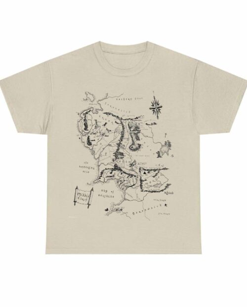 Middle Earth Map T-shirt