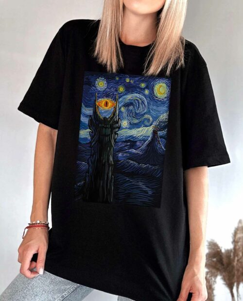 Sauron van Gogh T-shirt