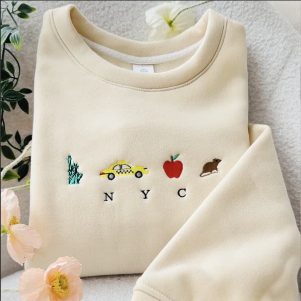 NYC Embroidered Sweatshirt