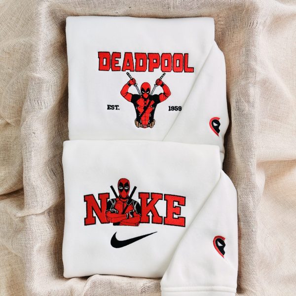 Deadpool and Wolverine Embroidered Sweatshirt