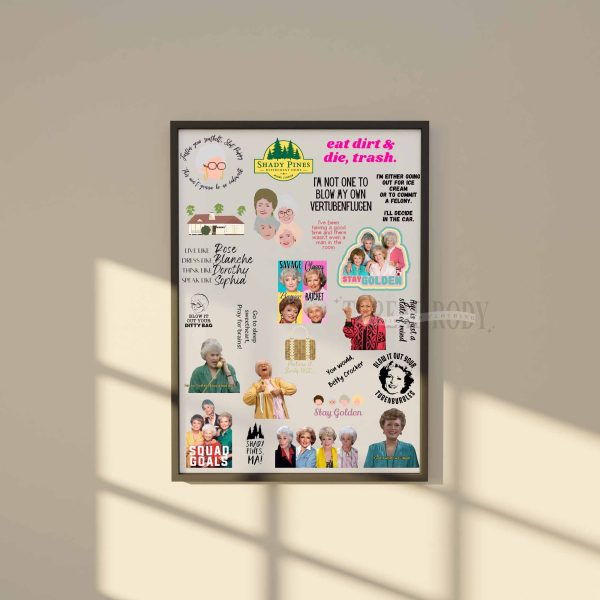 Golden Girls line Poster