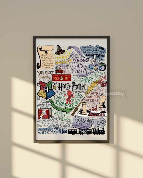 Harry Potter quotes Poster