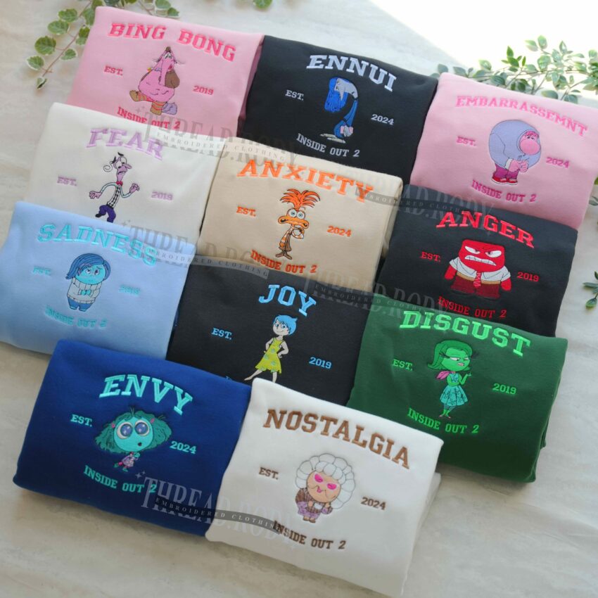 Inside Out (version 2) Embroidered Sweatshirt – Thread Rody