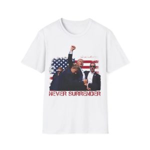 Fight never surrender Trump T-shirt