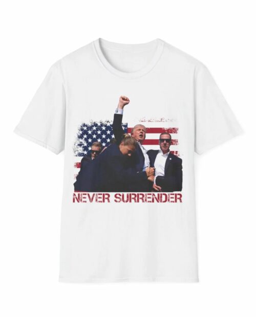 Fight never surrender Trump T-shirt