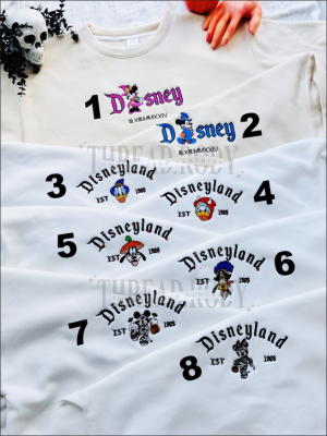 Disney Halloween –  Embroidered Sweatshirt