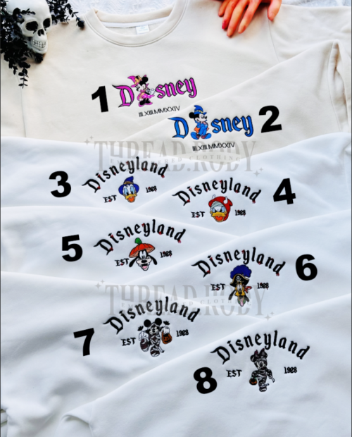 Disney Halloween –  Embroidered Sweatshirt
