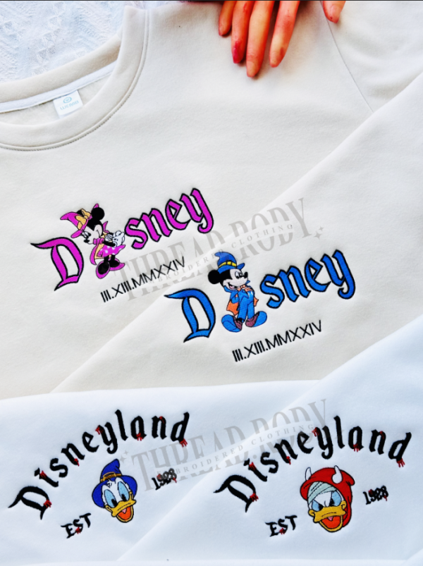 Disney Halloween –  Embroidered Sweatshirt