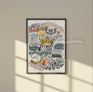 Monty Python French Castle Poster