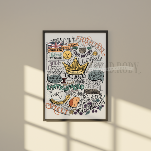 Monty Python French Castle Poster