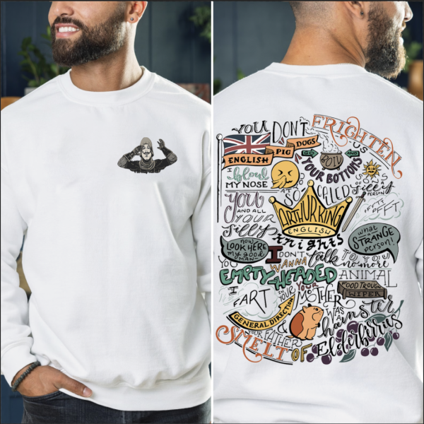 Monty Python French Castle (2 side) Sweatshirt