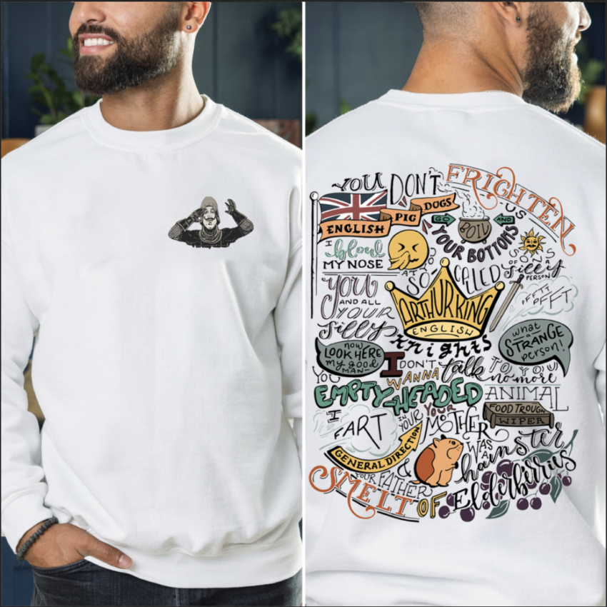 Monty Python French Castle (2 side) Sweatshirt – Thread Rody