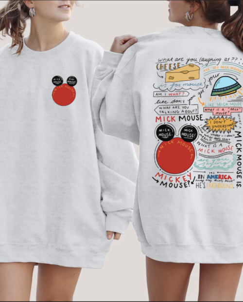 Are you Mick Mouse Quotes Sweatshirt