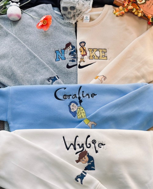 Coraline – Embroidered Sweatshirt Coraline – Embroidered Sweatshirt