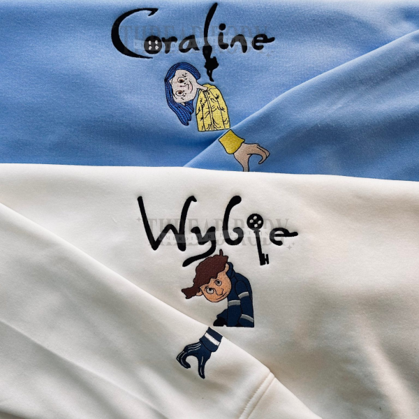 Coraline –  Embroidered Sweatshirt